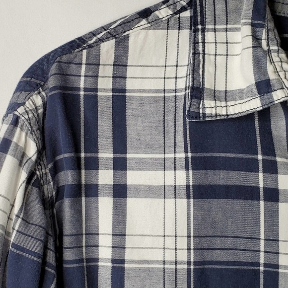 Faded Glory Button Down Shirt Plaid Sz Lg - Picture 4 of 8